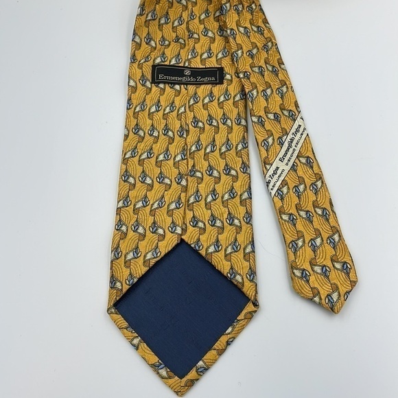 ERMENEGILDO Zegna 100% silk tie - Picture 5 of 8